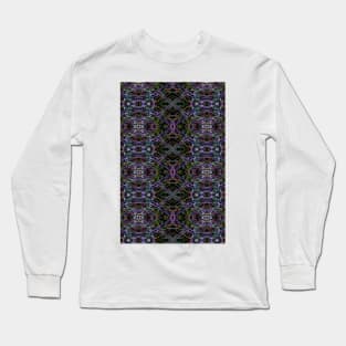 Neon grass pattern Long Sleeve T-Shirt